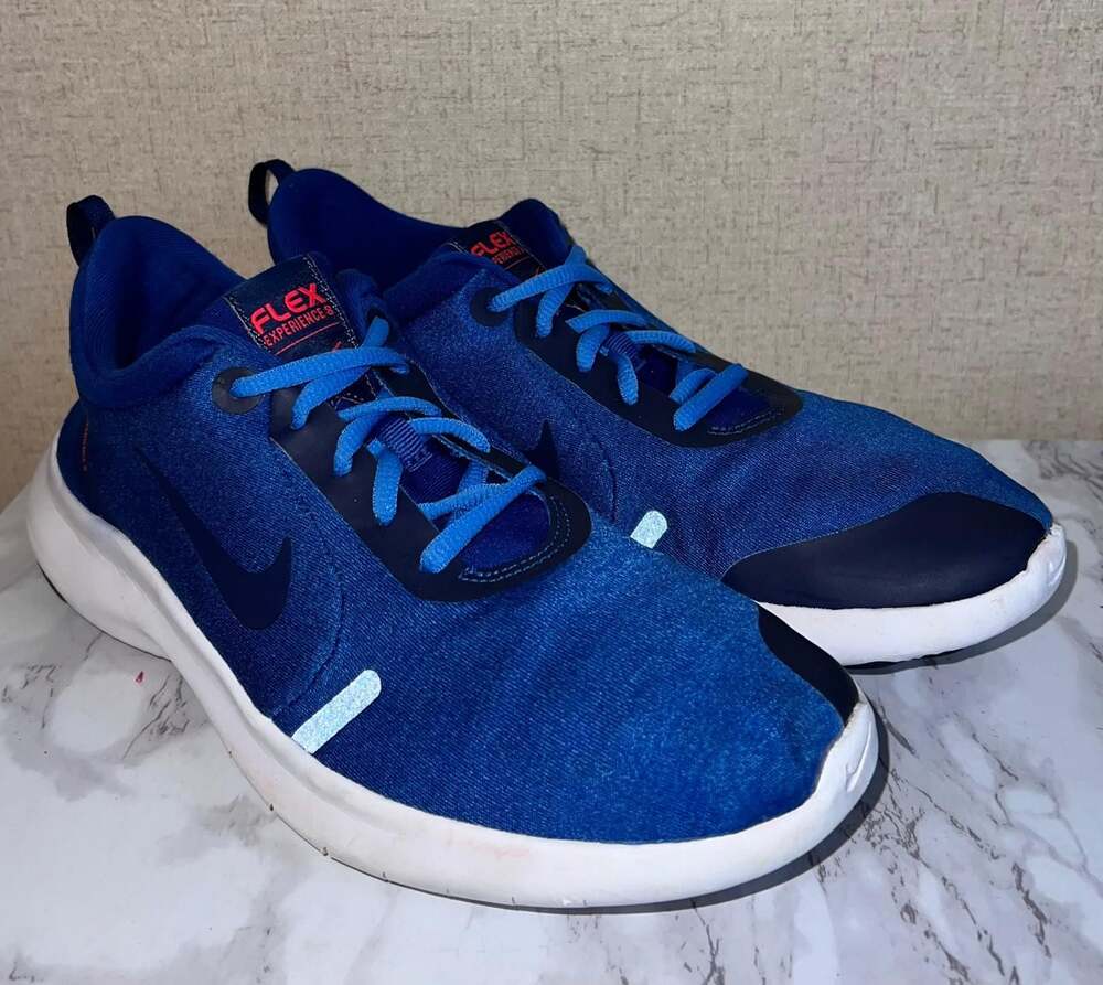 Nike Flex Experience 8 Blue Running Shoes Men's Size 9